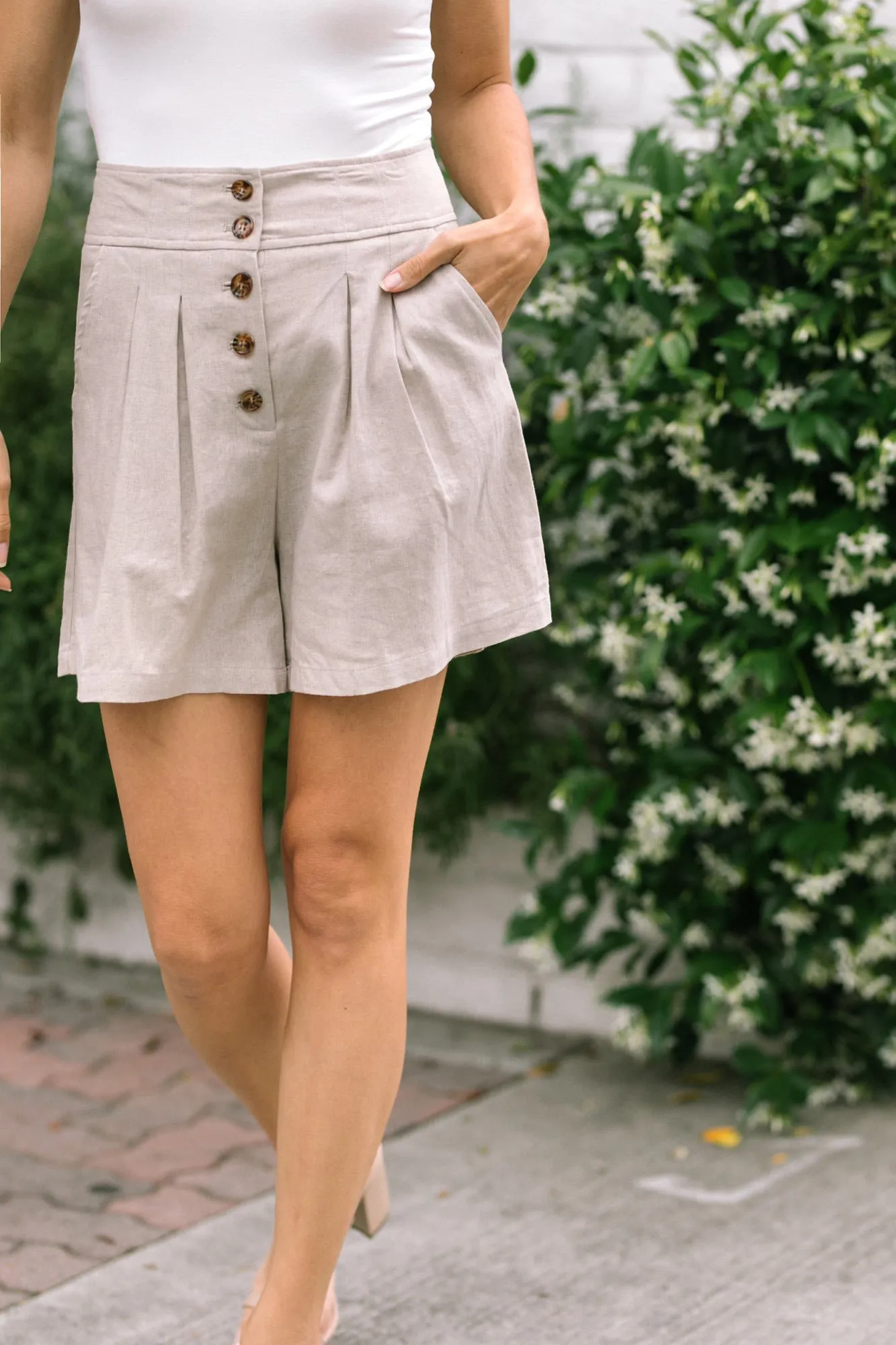 Abby High Waist Shorts