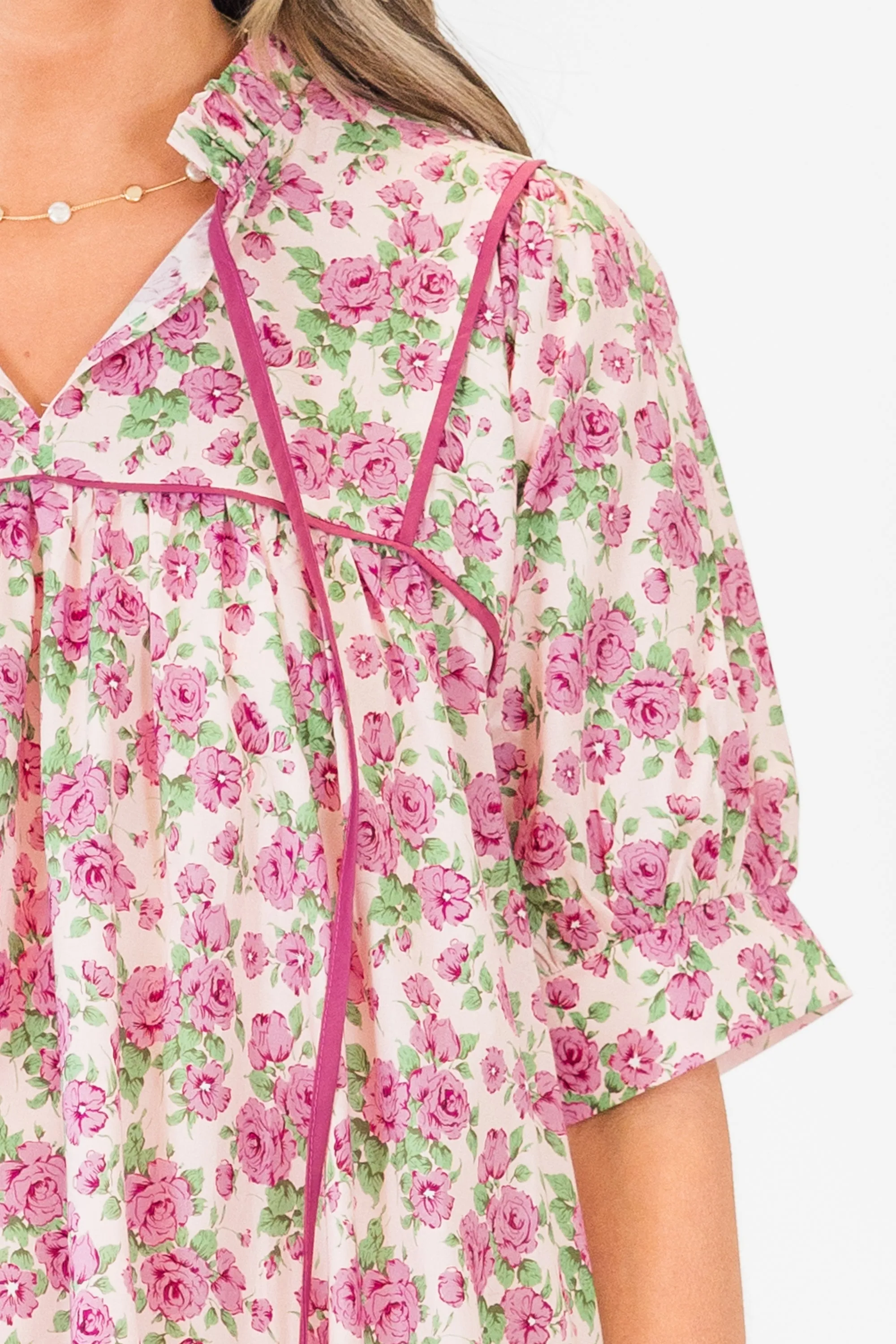 Add Up My Love Dress, Pink