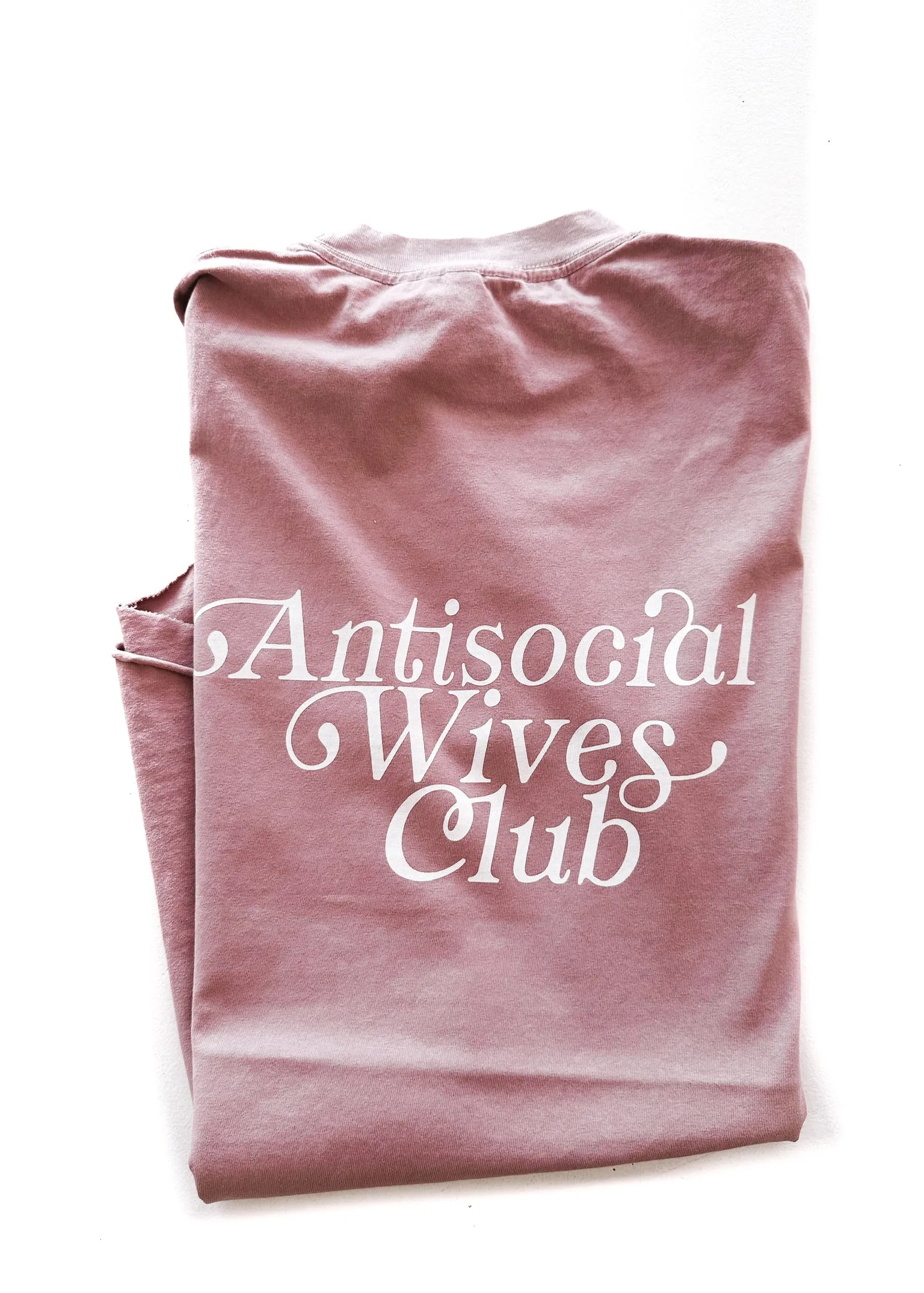 ANTISOCIAL WIVES CLUB SIDE SLIT TEE