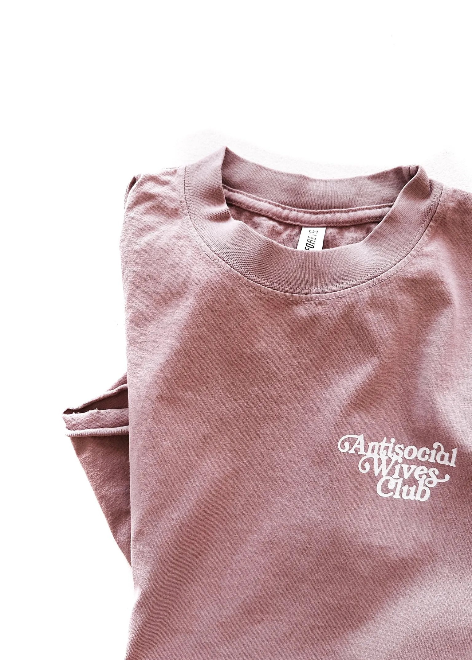 ANTISOCIAL WIVES CLUB SIDE SLIT TEE
