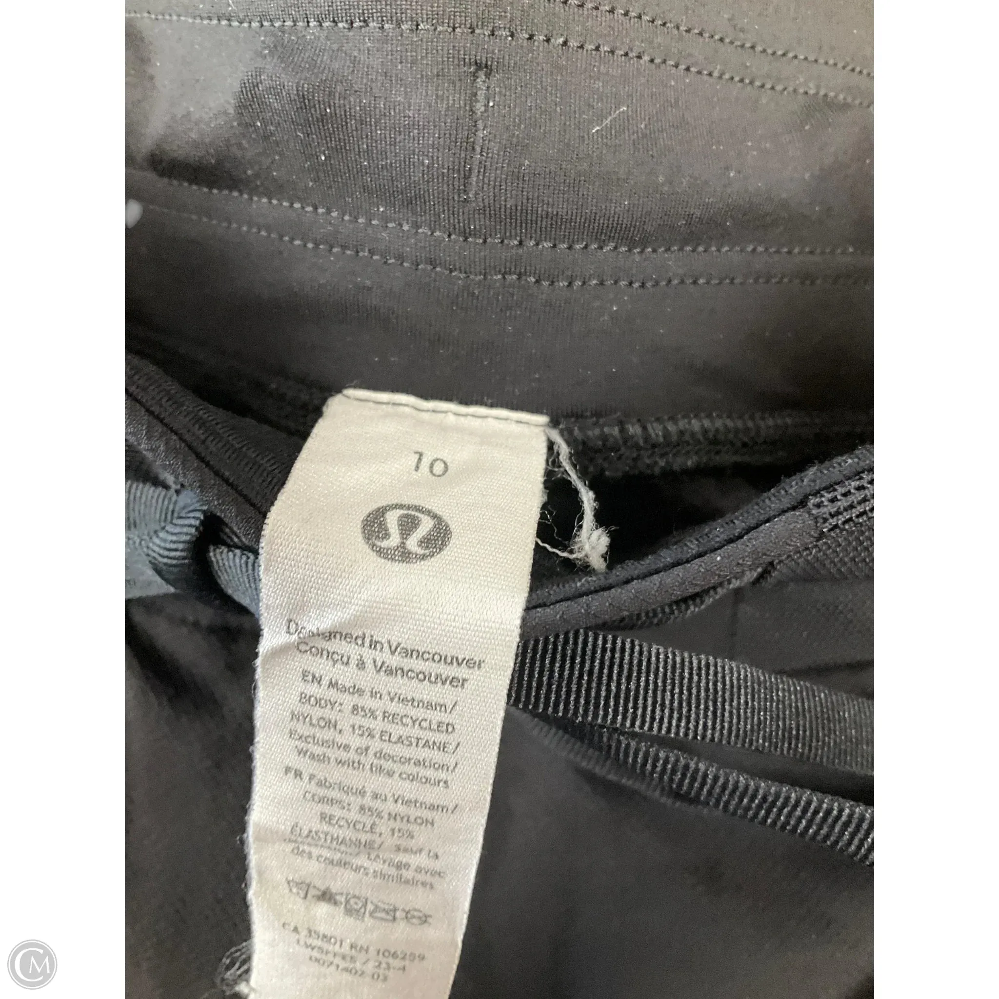 Athletic Pants By Lululemon In Black, Size: M