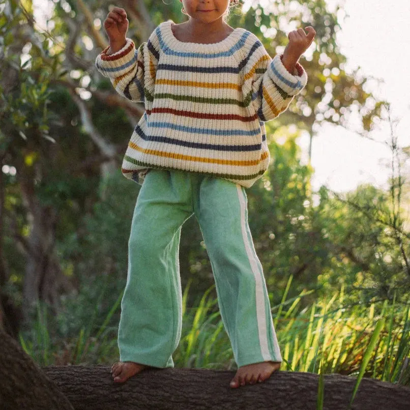 ATMOSEA MINI TERRY PANT: MINT