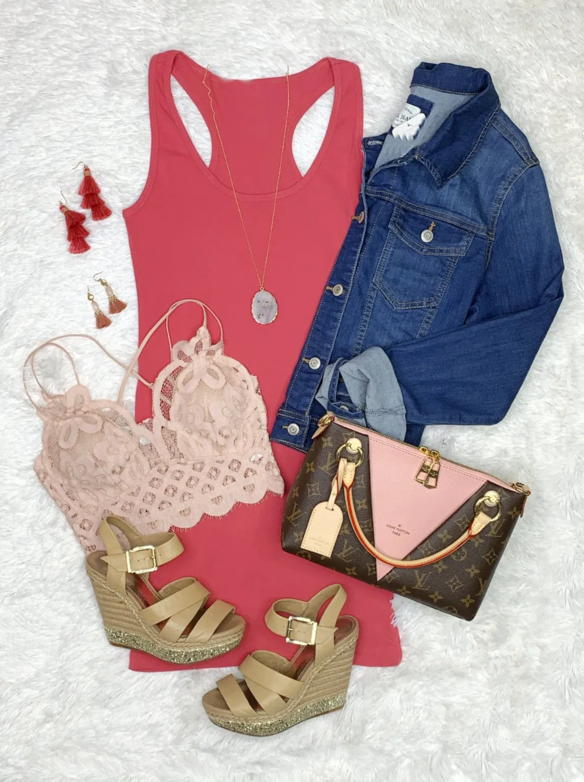 Basic Tank Dress - Rose
