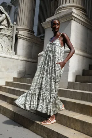 CABO DRESS | ILLUSION BLOCK PRINT