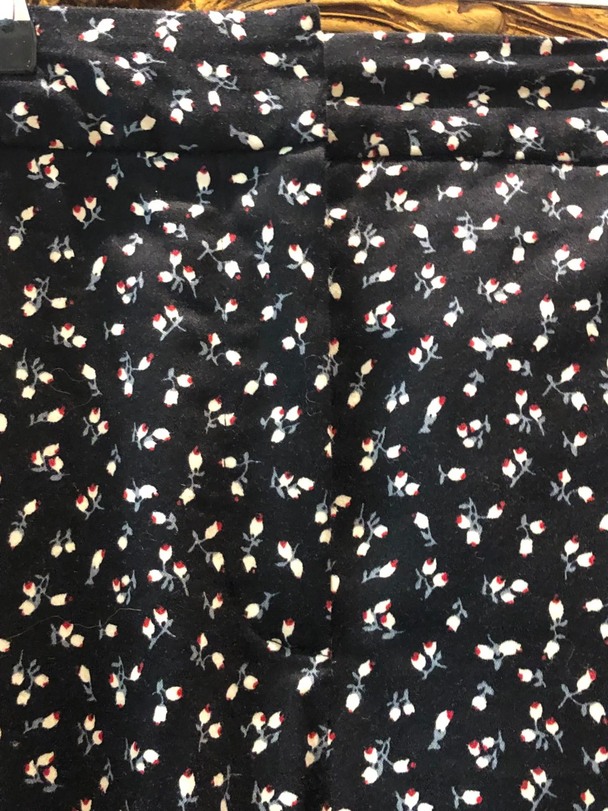 Caroll Black Floral Pants