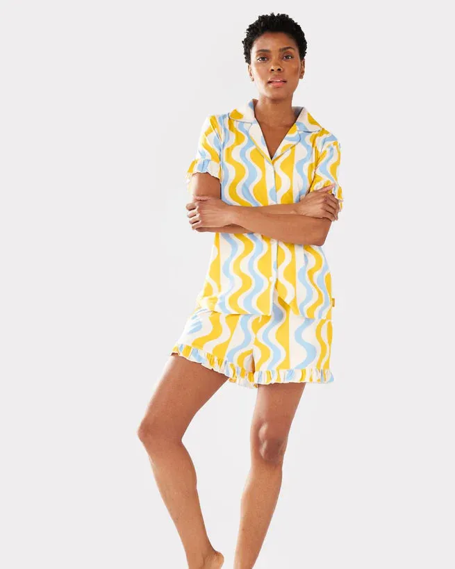 Chelsea Peers: Multi-coloured Wavy Print