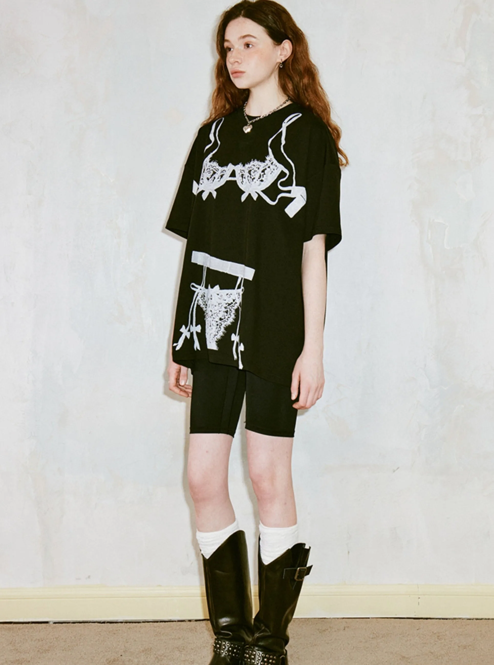 Chic Round Neck Loose T-Shirt