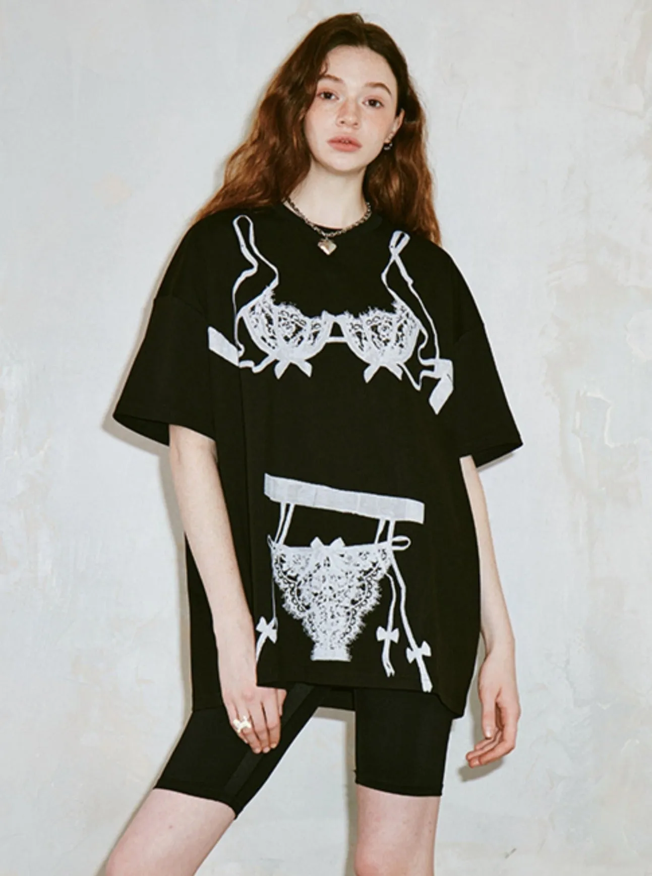Chic Round Neck Loose T-Shirt
