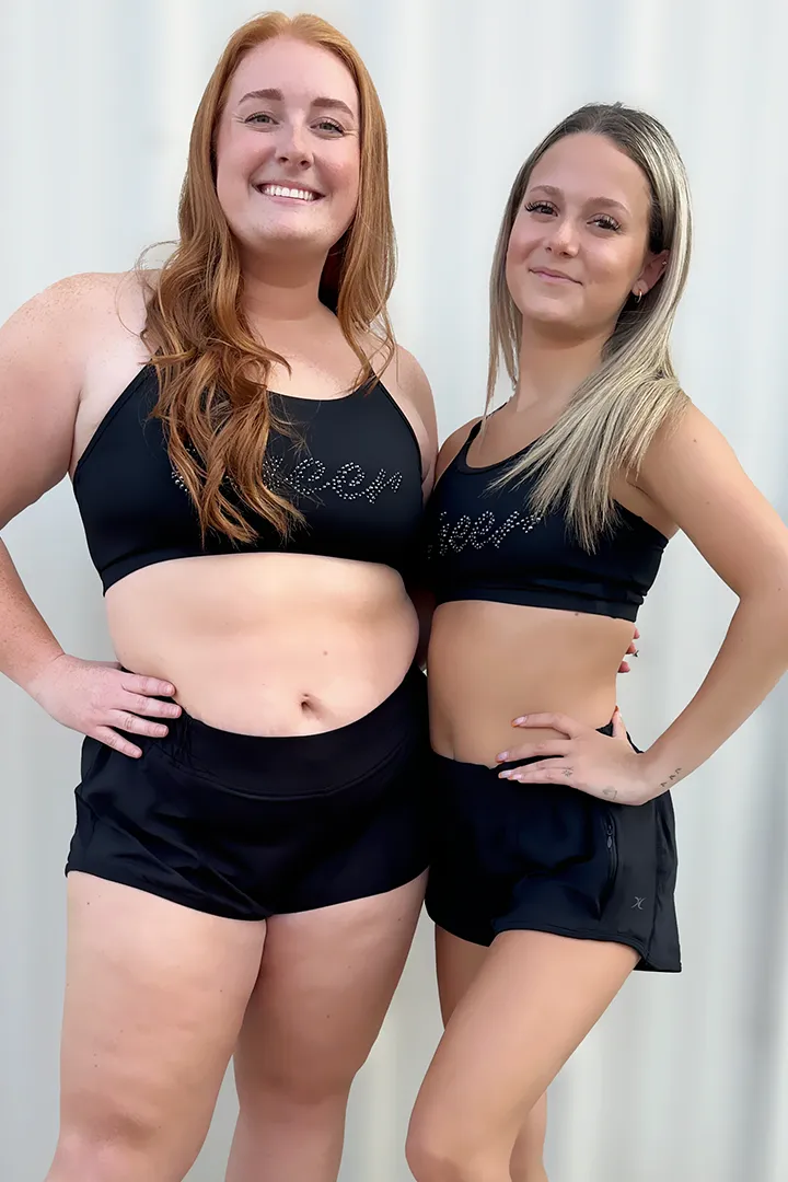Classic Flutter Shorts | Black