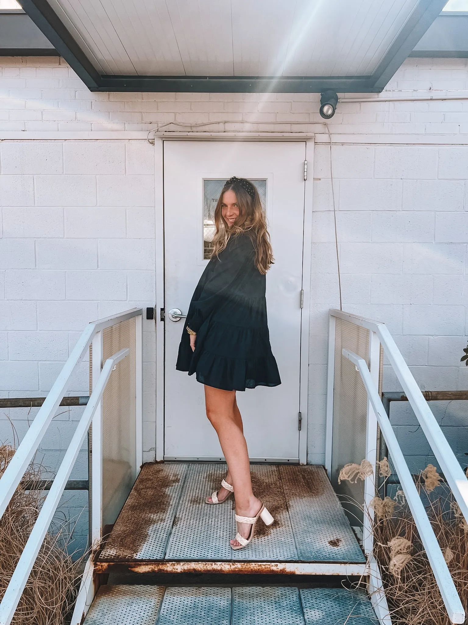 collared button down mini dress - available in two colors