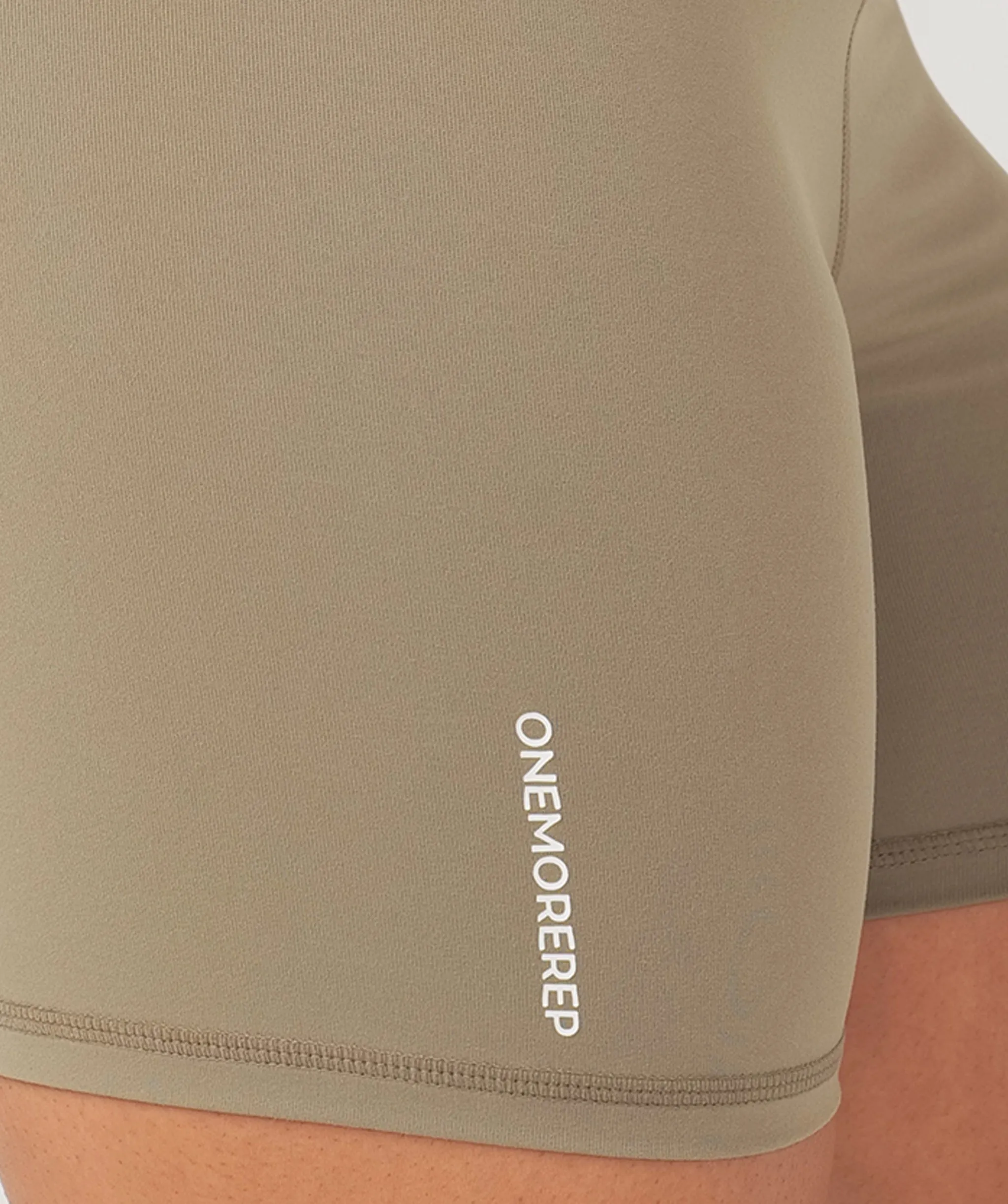 Core Booty Shorts Khaki