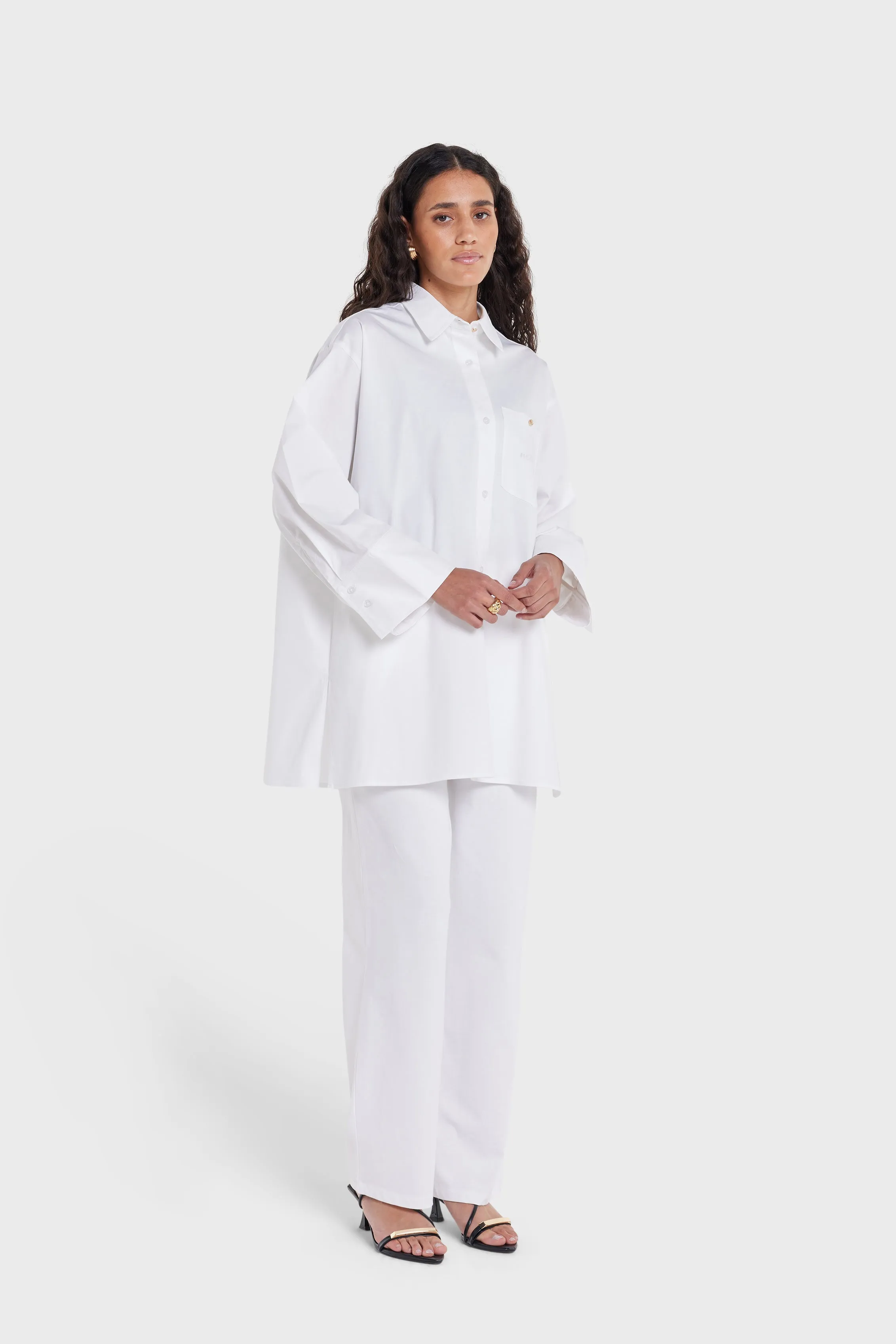 Cotton Pants | White