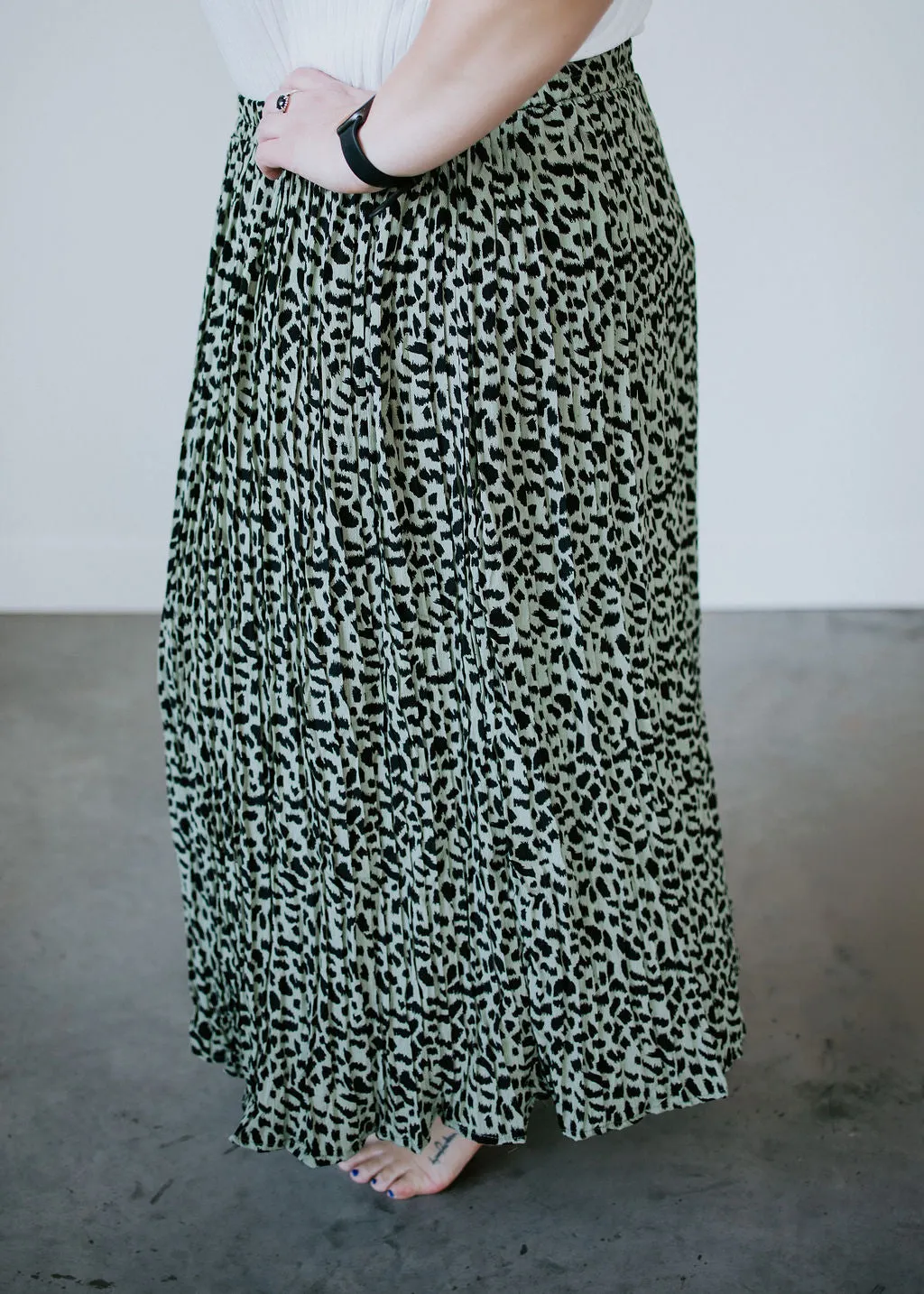 Curvy Fierce Desires Midi Skirt