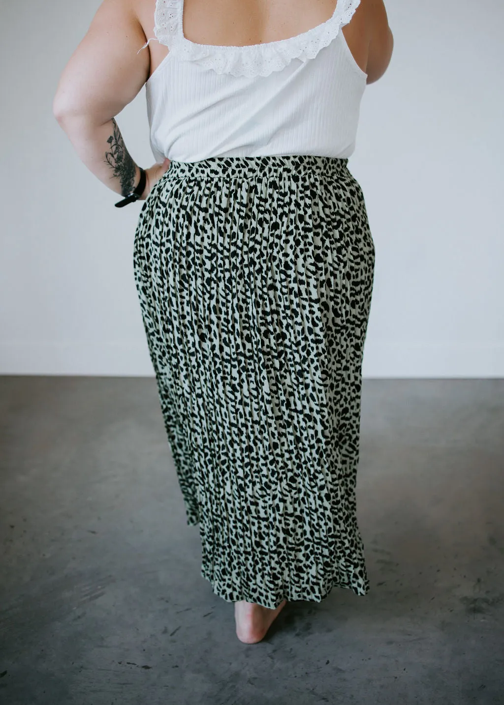 Curvy Fierce Desires Midi Skirt