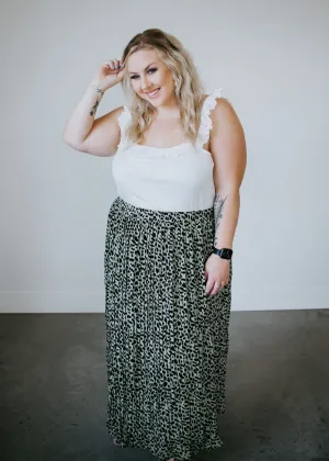 Curvy Fierce Desires Midi Skirt