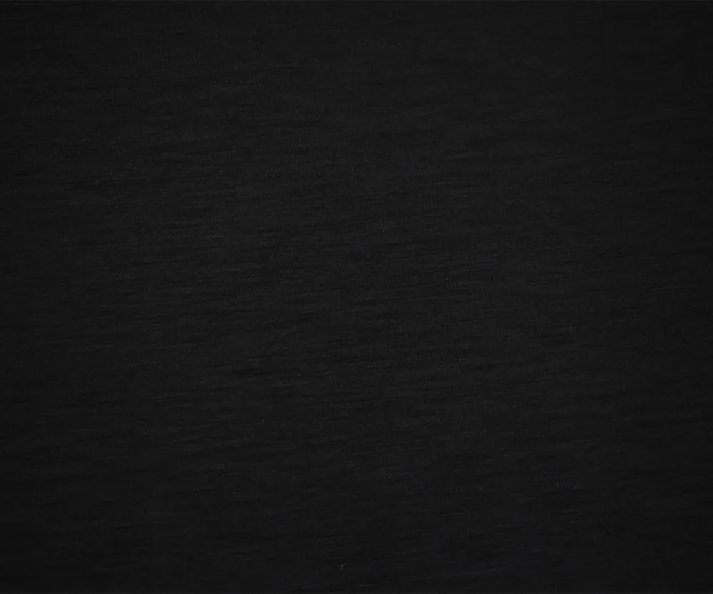 Deep Black Wool Stretch Spandex Jersey Knit Fabric