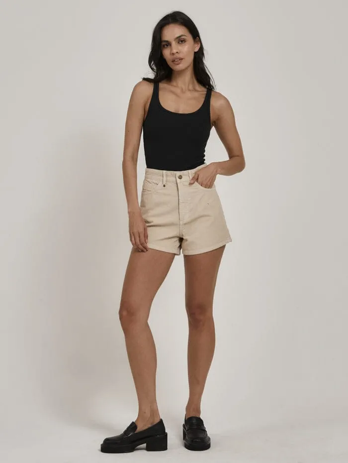 Erica Cord Short - Soft Tan