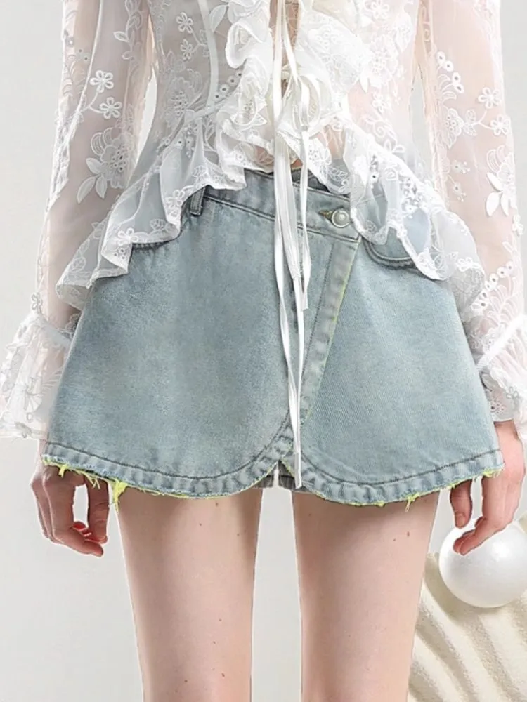 High waist shorts【s0000007276】