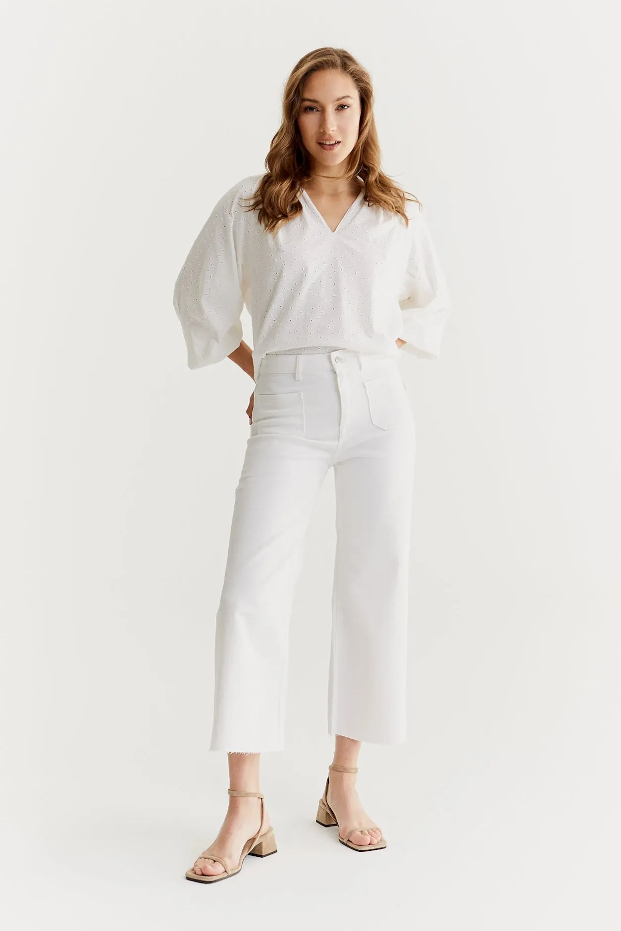 Larissa 5 Pocket Pants White