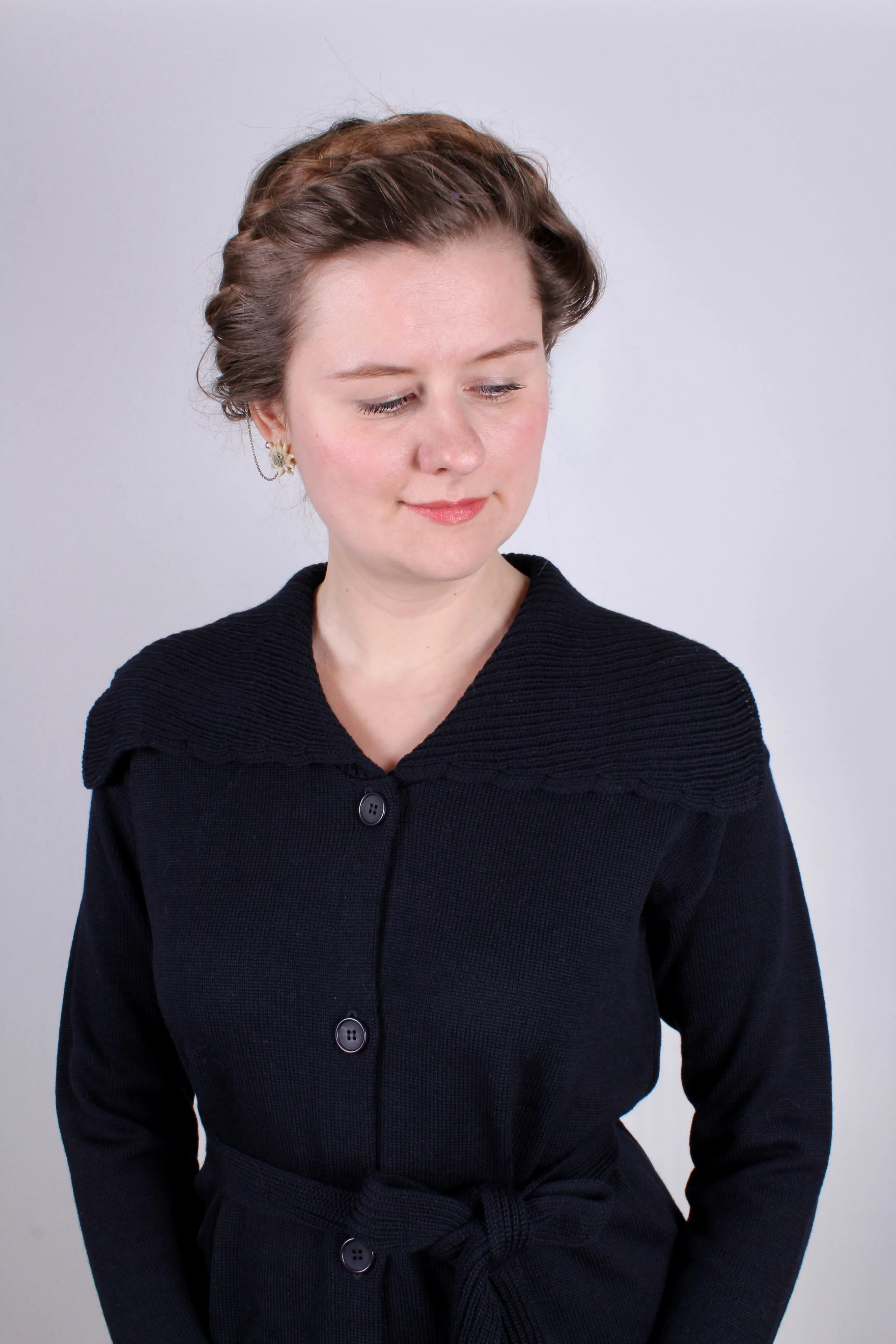 Late 1950s cardigan - Navy blue - Veronika