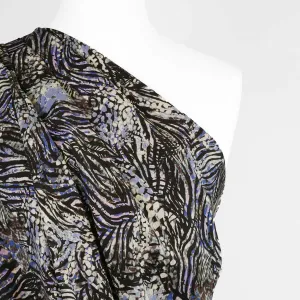 Linz - Lilac Wild Forest Viscose Woven Twill Fabric