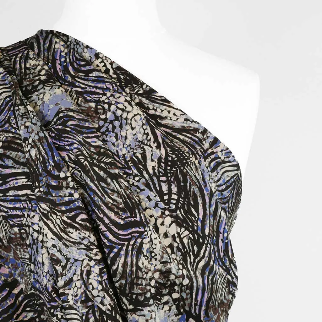 Linz - Lilac Wild Forest Viscose Woven Twill Fabric