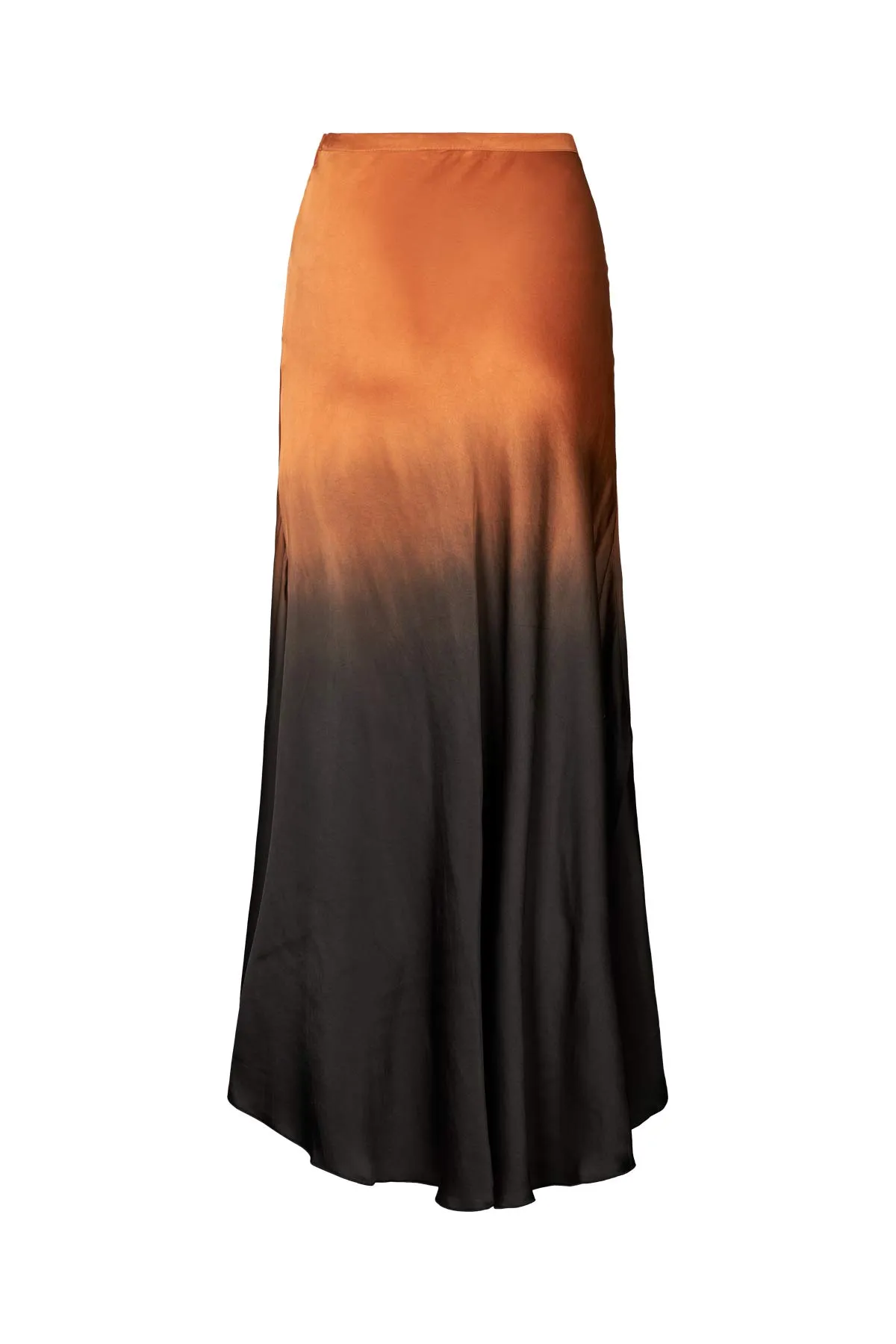 Lucill - Flow bias skirt I Burnt orange combo