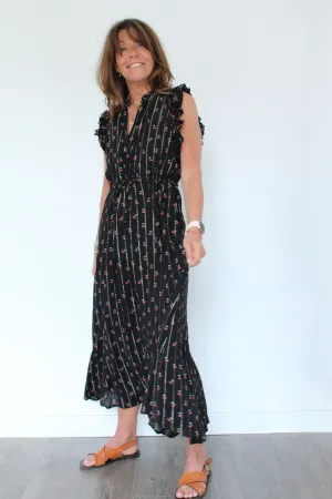 M Parsley Sleeveless Long Dress in Black