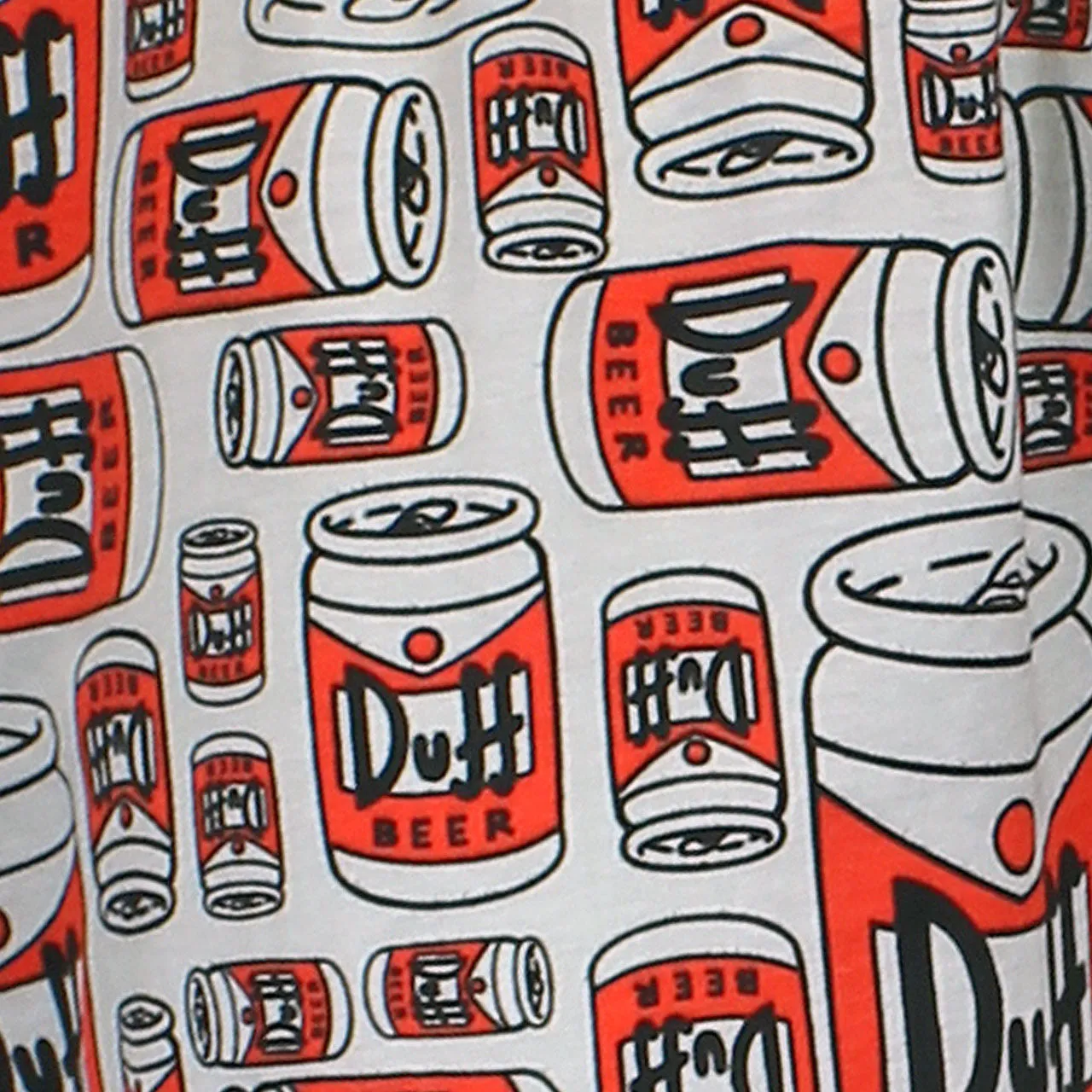 Mens Simpsons Lounge Pants - Duff Beer
