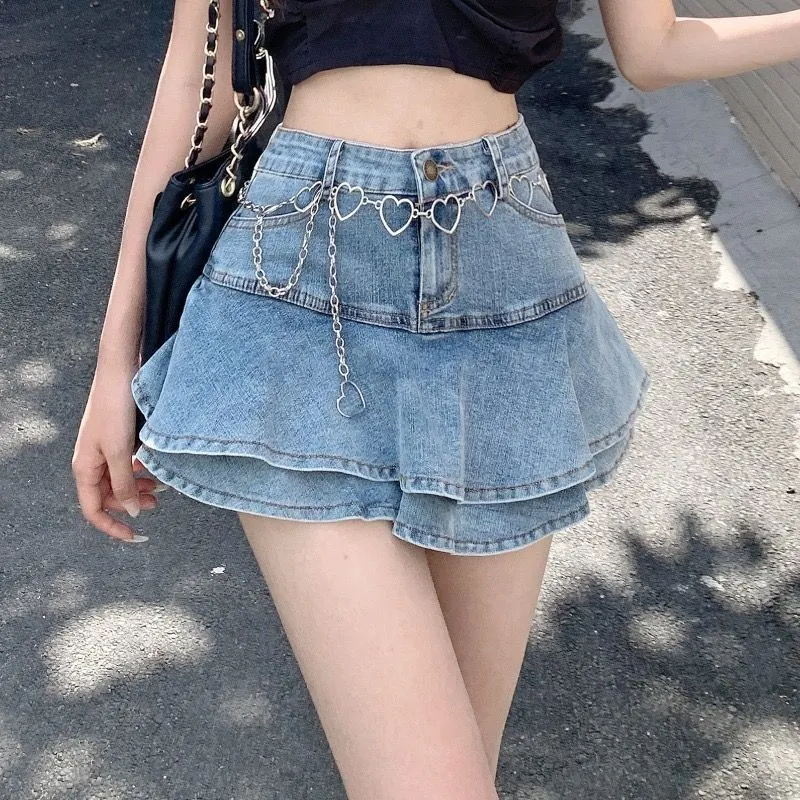 Mini Denim Skirt