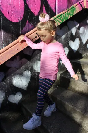 NATALIA-LS-BLOUSE-KIDS - BUBBLEGUM