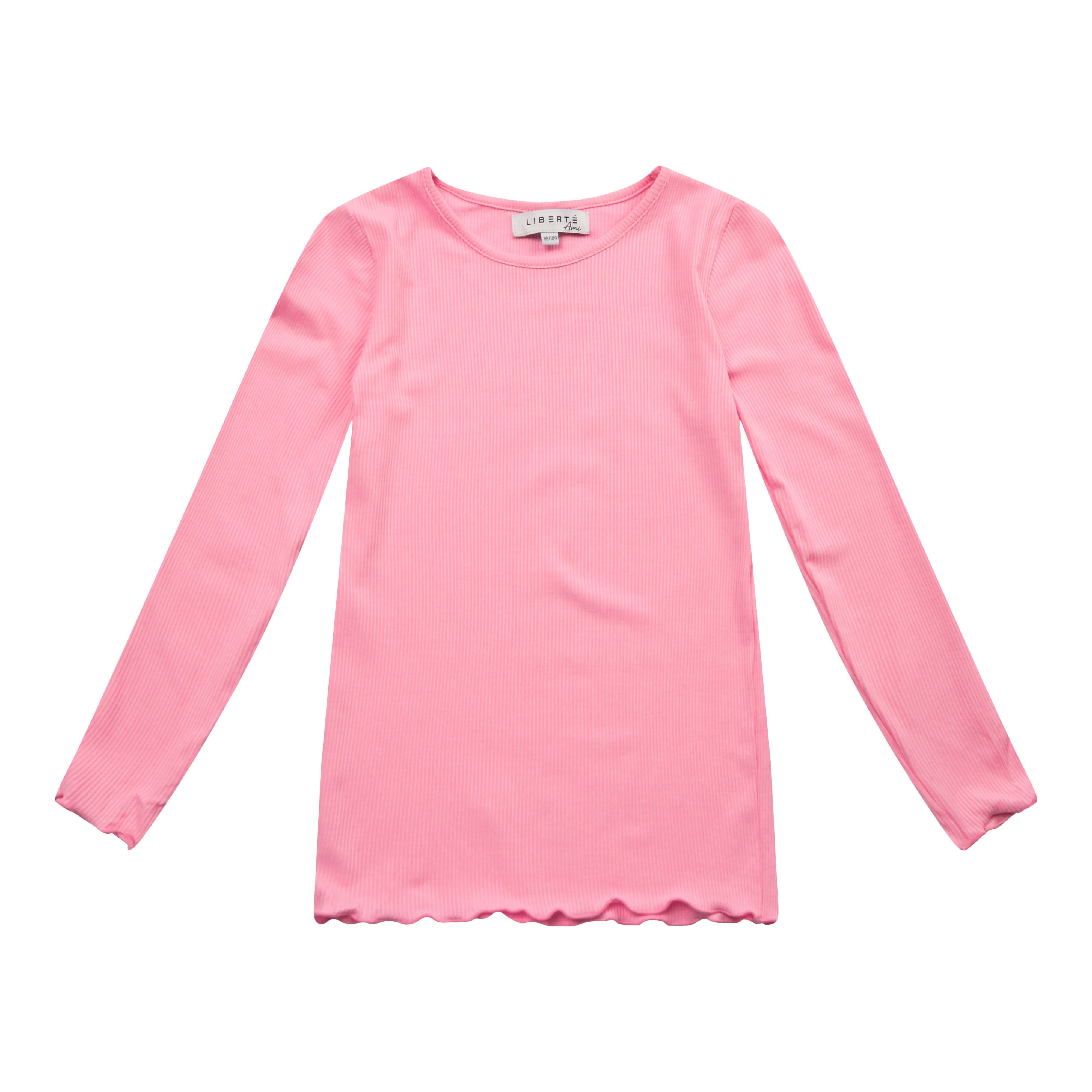 NATALIA-LS-BLOUSE-KIDS - BUBBLEGUM