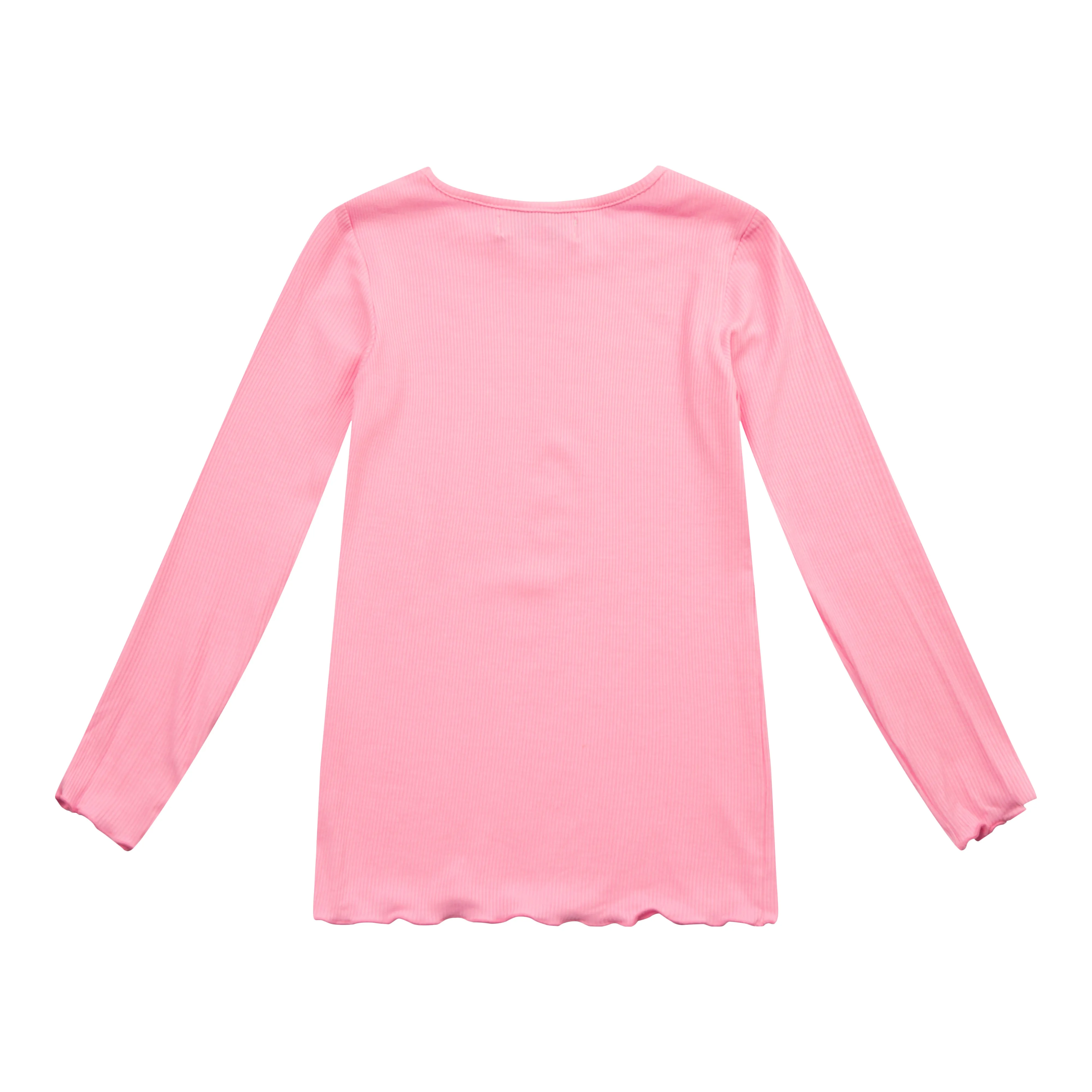 NATALIA-LS-BLOUSE-KIDS - BUBBLEGUM