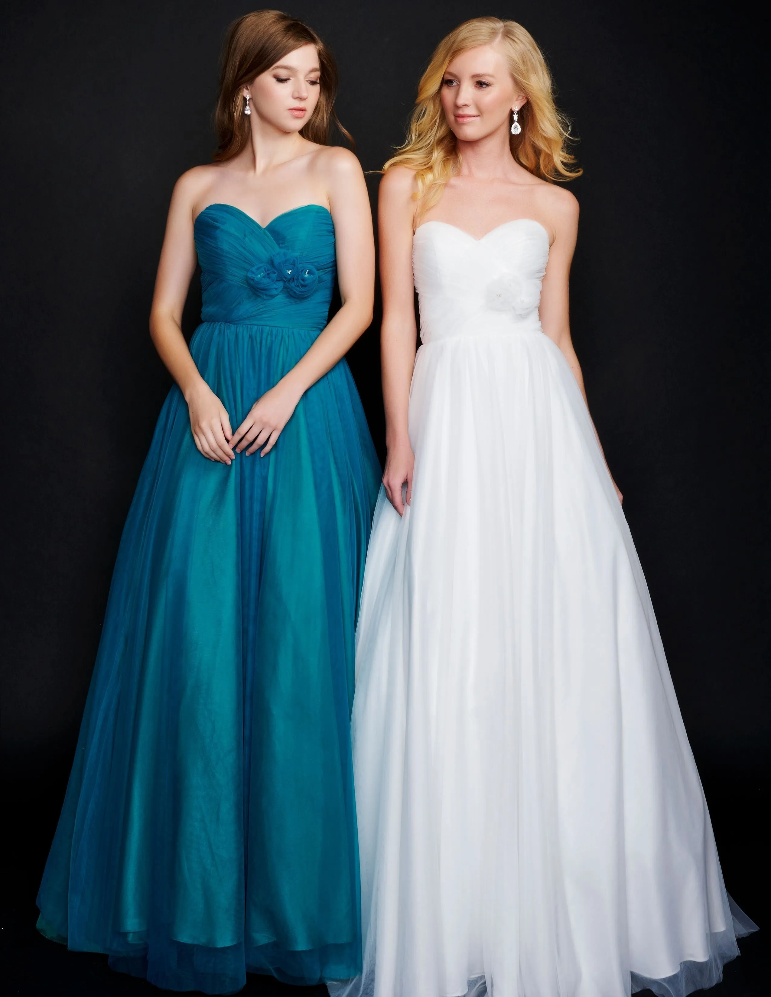 Nina Canacci 6573 Long Ballgown Prom Dress Pageant Gown Romantic Wedding Dress size 6
