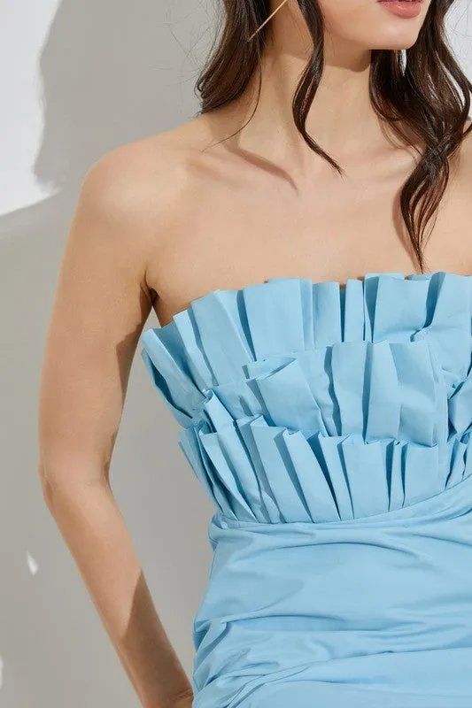 Olexandra Off Shoulder Ruffle Dress