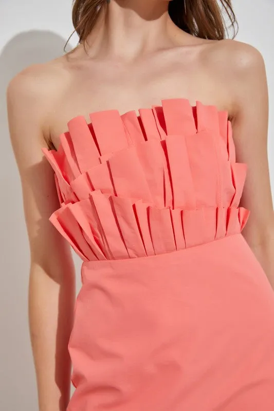 Olexandra Off Shoulder Ruffle Dress