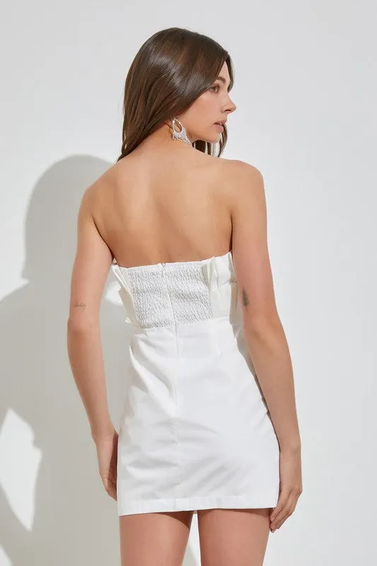 Olexandra Off Shoulder Ruffle Dress
