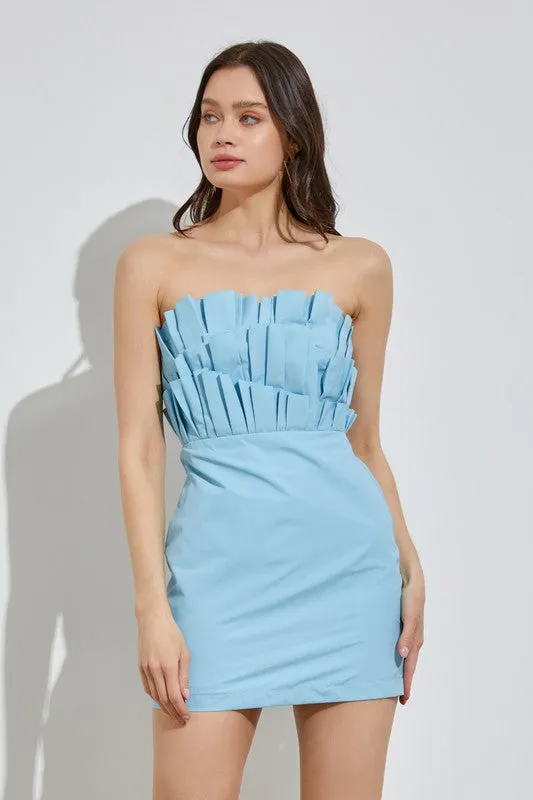 Olexandra Off Shoulder Ruffle Dress