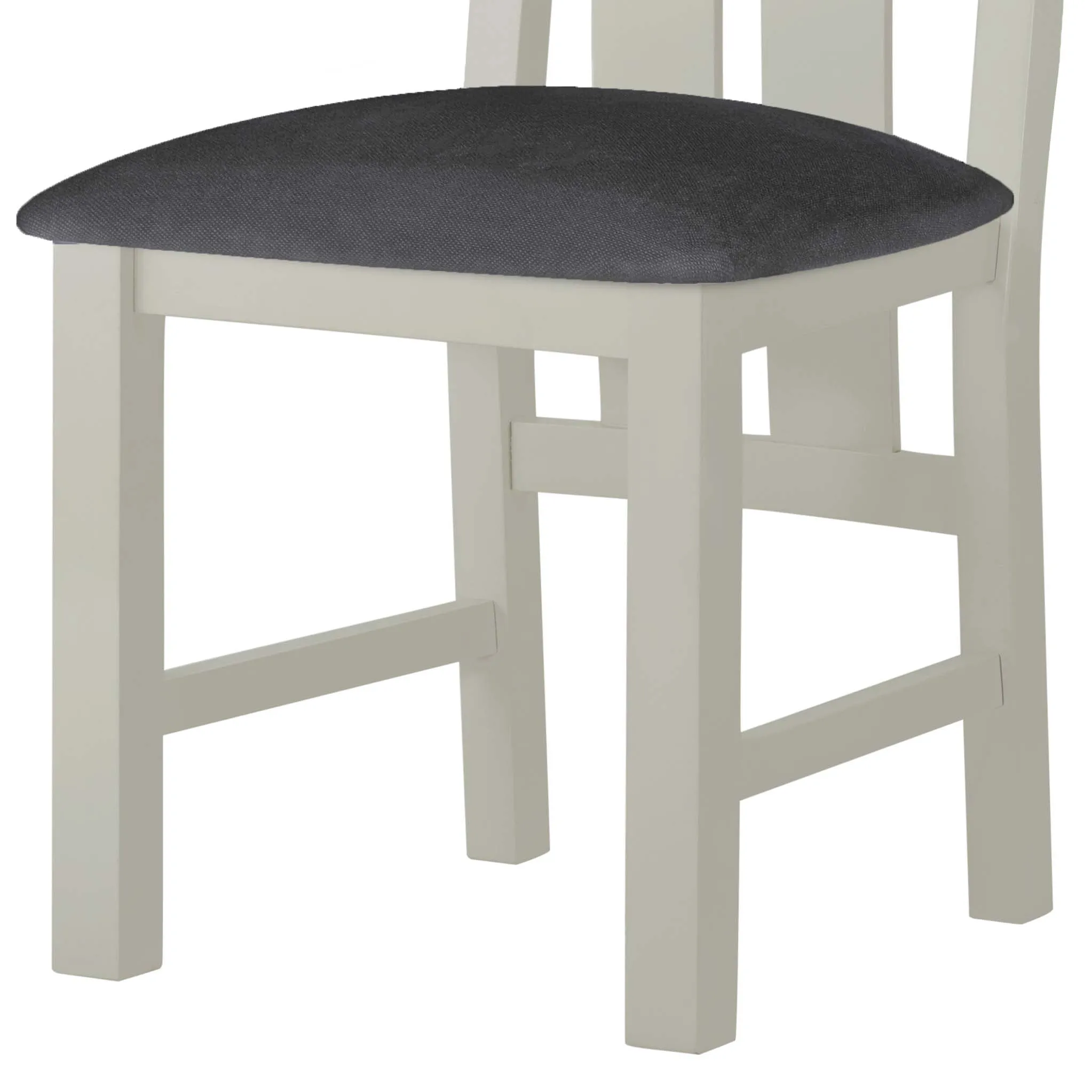 Padstow Grey 120cm Dining Set - 1 x Bench 2 x Chairs