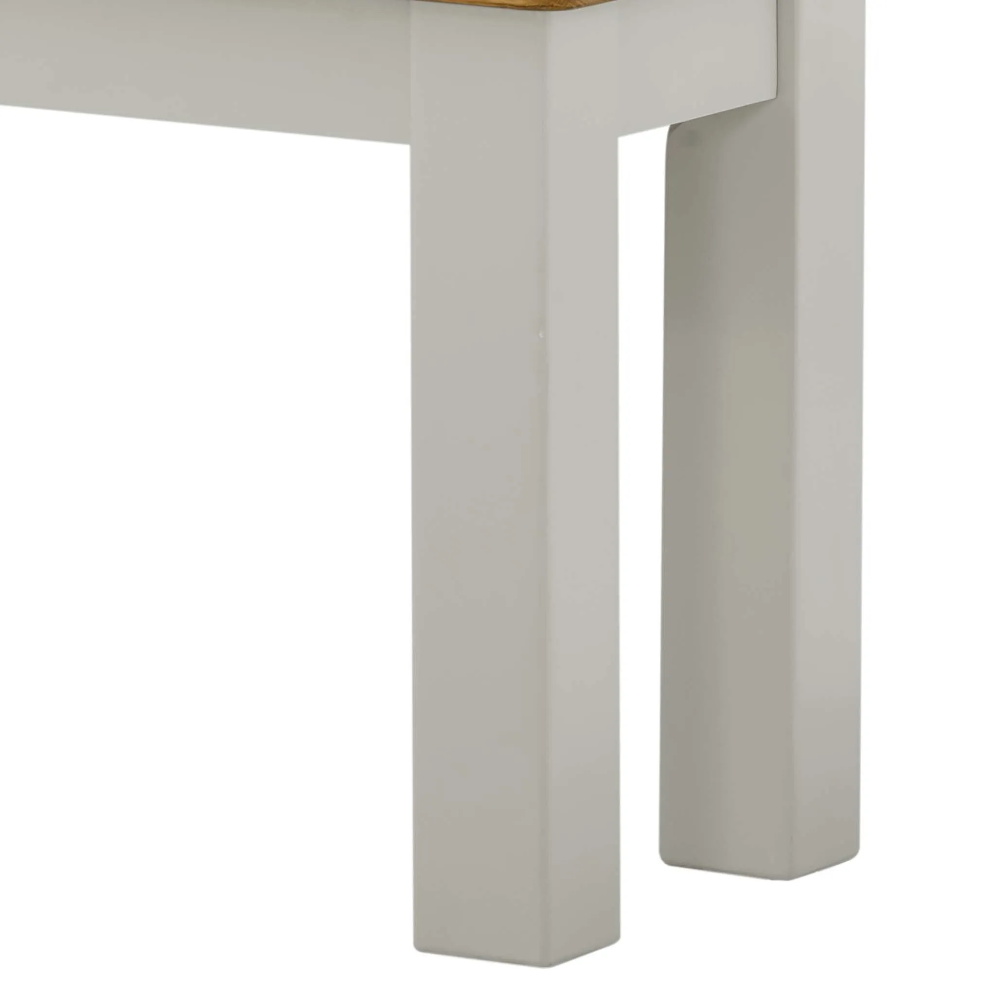 Padstow Grey 120cm Dining Set - 1 x Bench 2 x Chairs