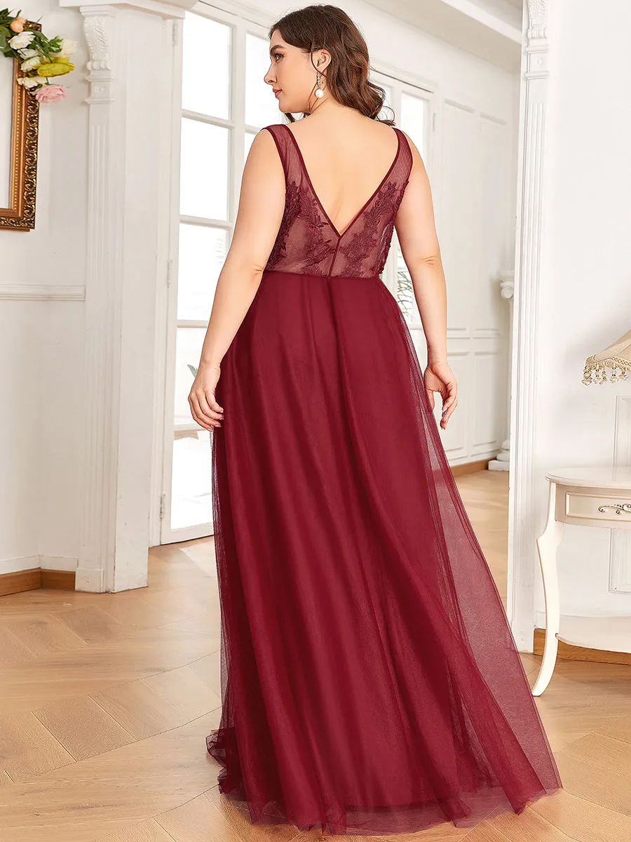 Plus Size Women's Fashion Sleeveless Wholesale Party Dresses