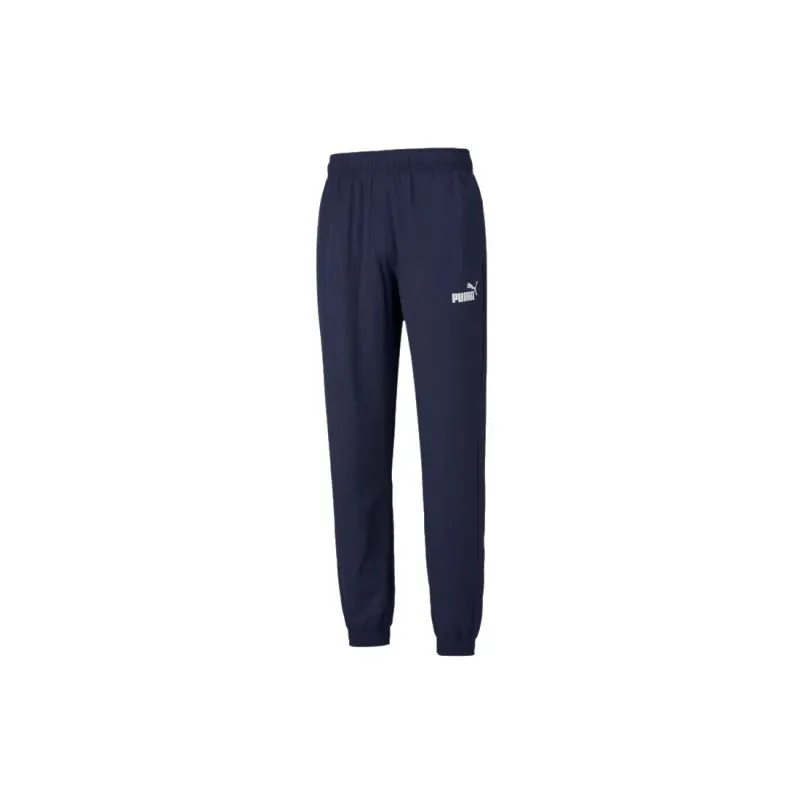 Puma Men's Active Eco-Friendly Woven Training Pants - Navy Blue 586733-76