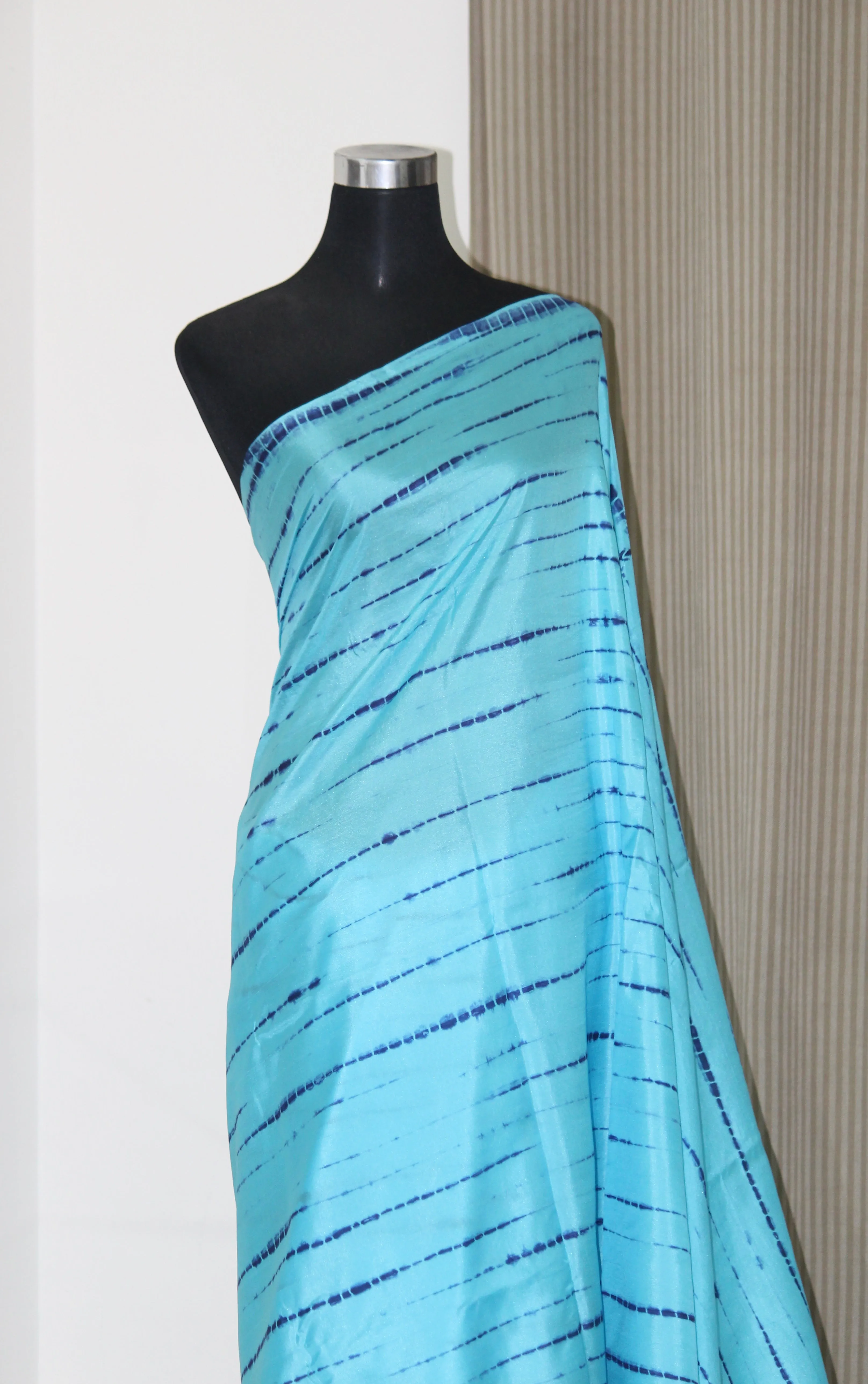Pure soft silk shibori tie and dye saree