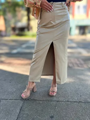 Sahara Chic Midi Skirt
