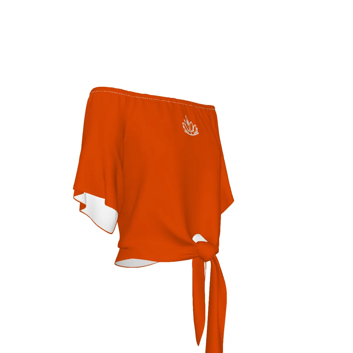 STILE CAPO QUEENS ORANGE Off-Shoulder Blouse