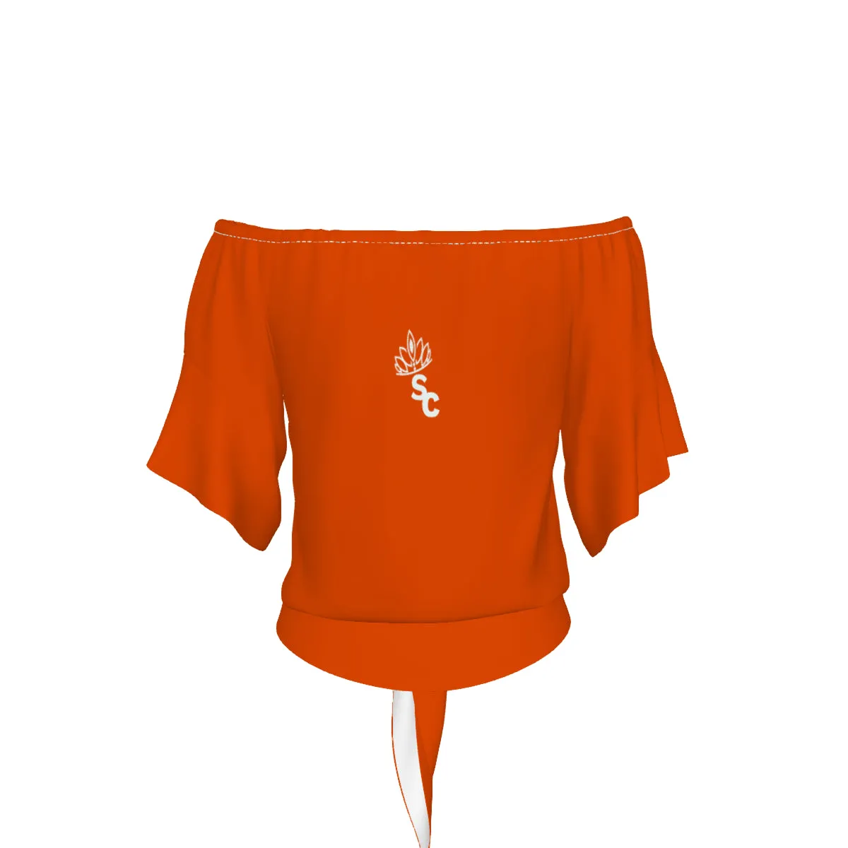 STILE CAPO QUEENS ORANGE Off-Shoulder Blouse