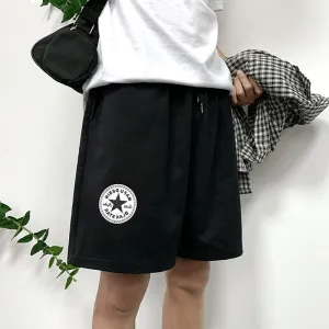 Summer Hong Kong Casual Shorts Men Korean Trendy Label Loose Cargo knee length Shorts