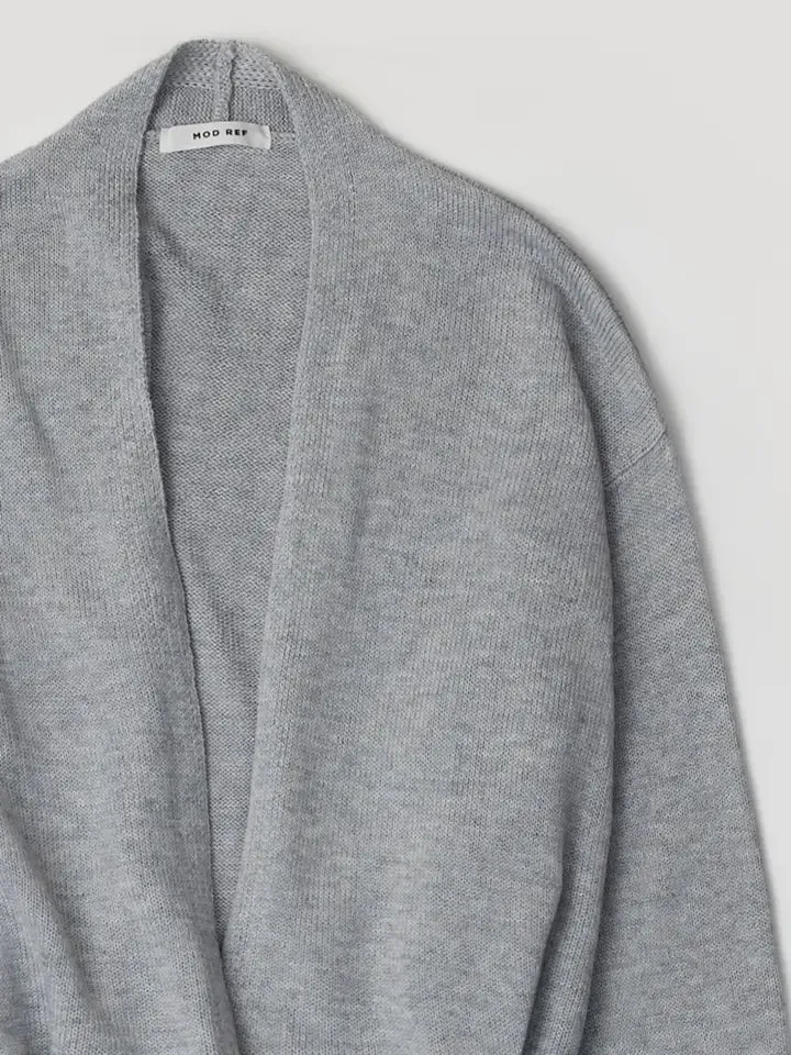 The Ona Cardigan Heather Grey