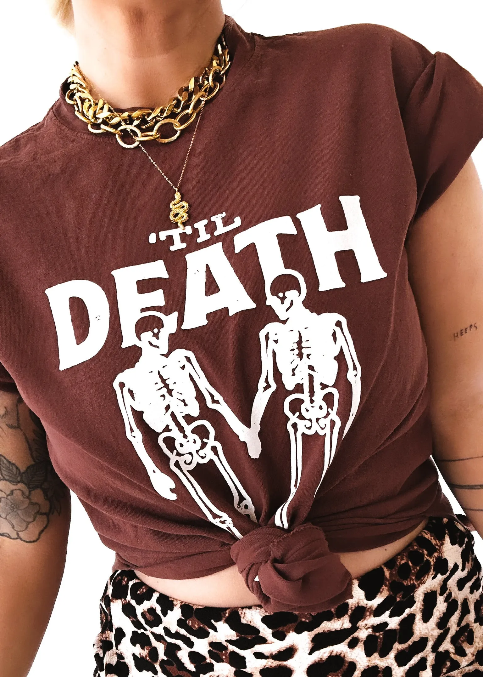 'TIL DEATH SIDE SLIT TEE