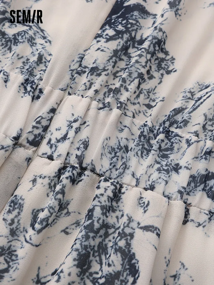 Women's Printed Longline Dress